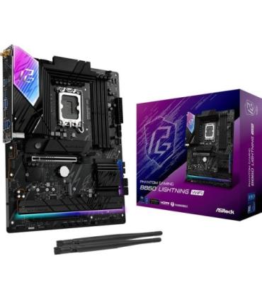 PLACA ASROCK B860M LIGHTNING WIFI,INTEL,1851,B860,4DDR5,256GB,1HDMI+1DP+1THUNDERBOLT,4SATA3+3M.2,2.5GBLAN,WIFI6E+BT5.3,8USB3.2+1