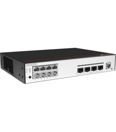 Huawei CloudEngine S5735-L8T4S-A-V2 Gestionado L3 Gigabit Ethernet (10/100/1000) 1U Negro, Plata