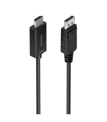Aisens Cable Conversor DISPLAYPORT a HDMI 4K@60HZ - DP/M-HDMI/M - 1.5m - Color Negro
