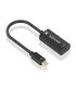 Aisens Conversor MINI DP a HDMI 4K@60HZ - MINI DP/M-HDMI/H - 15cm - Color Negro
