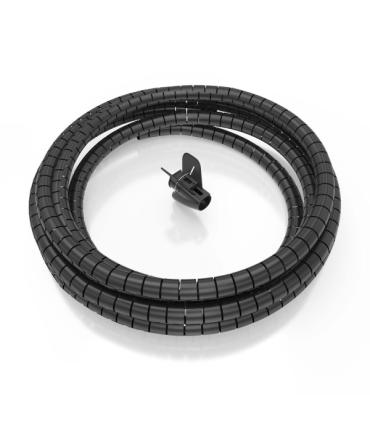 Aisens Organizador de Cable en Espiral 25mm - 6.0m - Color Negro