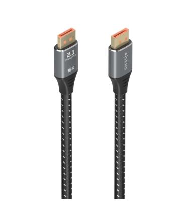 Aisens Cable DISPLAYPORT V2.1 16K@60HZ 80GBPS - DP/M-DP/M - 1.0m - Color Negro