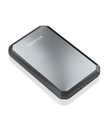 Aisens Caja Externa 2,5" ASE-2529B 9.5mm SATA a USB 3.0/USB3.1 GEN1 - Color Negro/Gris