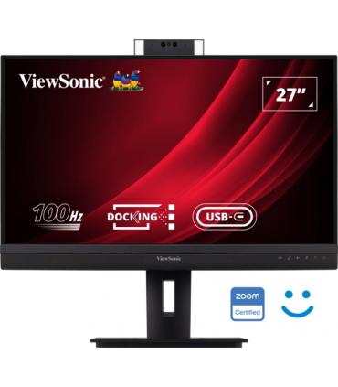 Viewsonic Monitor 27" VG2757V-2K QHD IPS - HDMI - DisplayPort - Monitor con Webcam - USB Type C (90W charging) - RJ45 Ethernet..