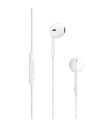 Apple EarPods Auriculares Binaurales - Microfono Integrado - Control de Volumen - Jack 3.5mm - Color Blanco