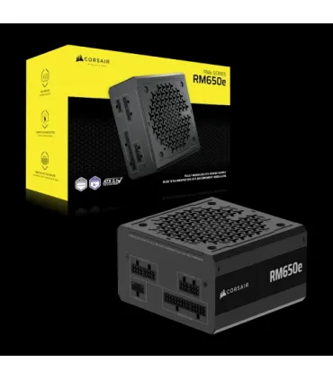 Corsair RM650e unidad de fuente de alimentación 650 W 24-pin ATX ATX Negro