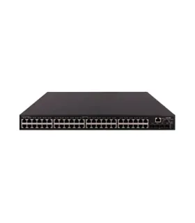 H3C S5130S-52S-PWR-EI-AC L2 Ethernet Switch with 48*10/100/1000BASE-T PoE+ Ports (AC 370W) and 4*1G/10G BASE-X SFP Plus Ports,(A