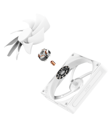 NZXT RF-Q12SF-W2 sistema de refrigeración para ordenador Carcasa del ordenador Ventilador 12 cm Blanco 1 pieza(s
