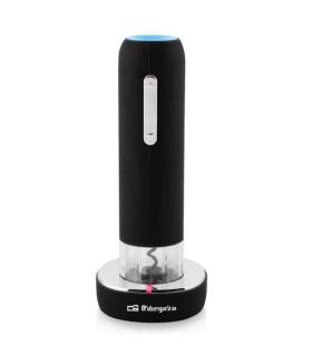 Orbegozo CU 4100 Sacacorchos Electrico Recargable - Extraccion Rapida y Sencilla del Corcho - Diseño Elegante y Ergonomico - Rec