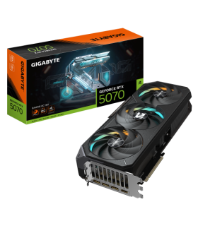 GIGABYTE GeForce RTX 5070 Ti GAMING OC 16G Tarjeta Gráfica - 16GB GDDR7, 256 bits, PCI-E 5.0, XXXX MHz Core Clock, 3 x DP 2.1a..
