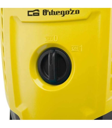 Orbegozo HDL 1400 Hidrolimpiadora Potente y Eficiente - 105 Bares de Presion - Caudal de 330 L/H - Boquilla de Espuma con Deposi
