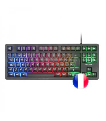 Mars Gaming MK023 Teclado Gaming - Tecnologia H-Mech RED - Iluminacion FRGB LED - Anti-Ghosting - Compatible con Windows, Linux.