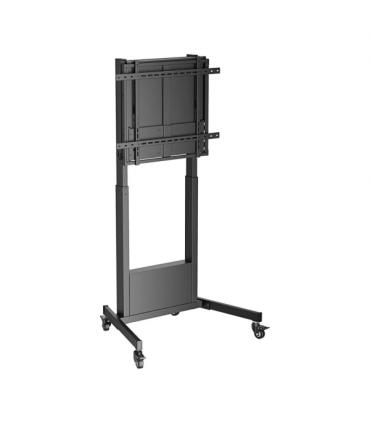 Aisens Soporte de Suelo Contrapeso con Rueda para Monitor/TV de 60?-100? - Acero de Alta Resistencia - Ajuste de Altura sin Esfu