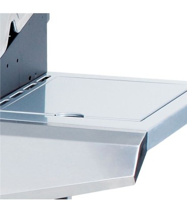 Muvip Barbacoa Gas Inox 5 Fuegos - Estructura Acero Inoxidable - 4 Fuegos Centrales + 1 Fuego Lateral - Rejillas Esmaltadas - Ba