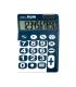Milan Calculadora de Sobremesa 10 Digitos - Teclas Grandes - Apagado Automatico - Color Azul y Blanco