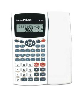 Milan M240 Calculadora Cientifica 10+2 Digitos - Pantalla de 2 Lineas - 240 Funciones Integradas Incluyendo 124 Cientificas - Ca