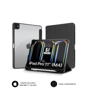 Subblim Funda Exclusiva para iPad Pro 11? M4 2024 - Cierre Magnetico - Bordes Reforzados - 2 Posiciones de Soporte - Color Negro