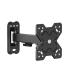 Cromad Soporte de Pared con Brazo Articulado para TV de 13"-32" - Giratorio, Inclinable y Extensible - Peso Max 20Kg - VESA 100x