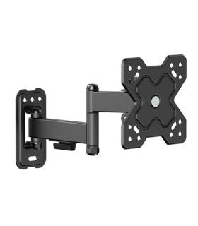 Cromad Soporte de Pared con Brazo Articulado para TV de 13"-32" - Giratorio, Inclinable y Doble Extension - Peso Max 20Kg - VESA