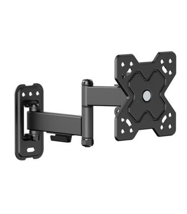 Cromad Soporte de Pared con Brazo Articulado para TV de 13"-32" - Giratorio, Inclinable y Doble Extension - Peso Max 20Kg - VESA