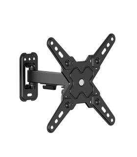 Cromad Soporte de Pared con Brazo Articulado para TV de 13"-43" - Giratorio, Inclinable y Extensible - Peso Max 20Kg - VESA 200x