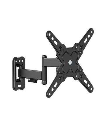 Cromad Soporte de Pared con Brazo Articulado para TV de 13"-43" - Giratorio, Inclinable y Doble Extension - Peso Max 20Kg - VESA