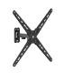 Cromad Soporte de Pared con Brazo Articulado para TV de 13"-55" - Giratorio, Inclinable y Extensible - Peso Max 25Kg - VESA 400x