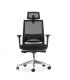 Cromad Senior SE1600 Silla de Oficina - Altura Ajustable con Elevador de Gas de Grado 4 - Soporte Lumbar y Reposacabezas Ajustab