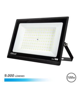 Elbat Foco LED Serie Super Slim 100W - 9000 Lumenes - 6500K Luz Fria - IP65 Para Uso en Exterior