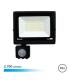 Elbat Serie Slim Foco LED 30W con Sensor de Movimiento - 2700 Lumenes - 6500K Luz Fria - IP44