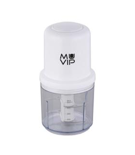 Muvip Picadora de Alimentos 400W - Recipiente con Capacidad 0.5L - Cuchillas de Acero Inoxidable - Botón para Control de Velocid