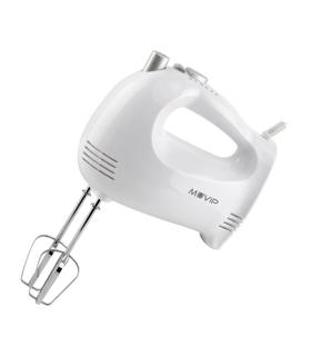 Muvip Batidora Amasadora de Mano para Reposteria 400W - 5 Velocidades - 2 Conjuntos de Varillas - Boton Turbo