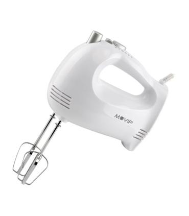 Muvip Batidora Amasadora de Mano para Reposteria 400W - 5 Velocidades - 2 Conjuntos de Varillas - Boton Turbo