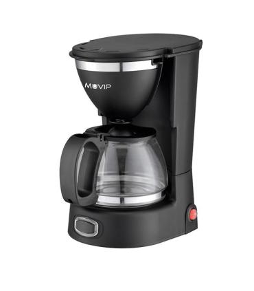 Muvip Cafetera de Goteo - Eléctrica - 650W - Funcion antigoteo - Filtro Permanente Abatible - Indicador Nivel de Agua - Contened