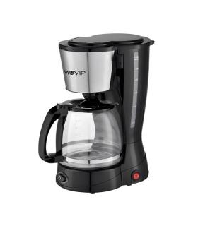 Muvip Cafetera de Goteo - Eléctrica - 800W - Funcion antigoteo - Filtro Permanente Abatible - Indicador Nivel de Agua - Contened