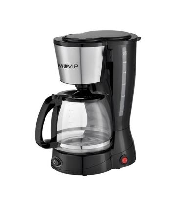 Muvip Cafetera de Goteo - Eléctrica - 800W - Funcion antigoteo - Filtro Permanente Abatible - Indicador Nivel de Agua - Contened