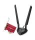 TP-Link Archer TXE75E Adaptador PCIe WiFi 6E AXE5400 Bluetooth 5.2 con 2 Antenas de Alta Ganancia