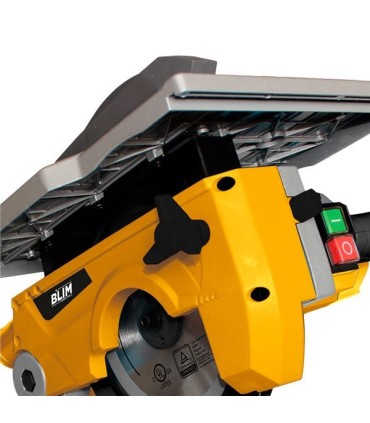 Blim Sierra Ingletadora Doble Corte 1200W 210mm - Velocidad +/- 4500rpm - Hoja de 24 Dientes - Varios Accesorios