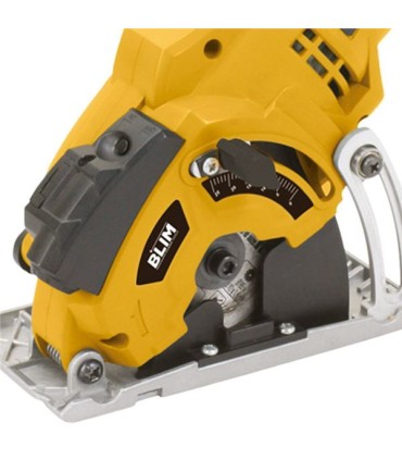 Blim Mini Sierra Circular 85mm - Potencia 500W - Velocidad 7000rpm - Capacidad de Corte 0-25mm - Incluye 3 Discos de Corte