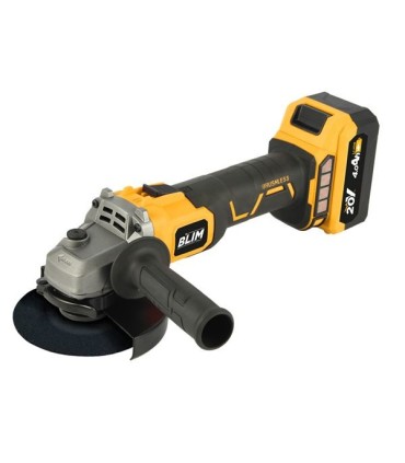 Blim Pack Radial a Bateria 20V 4Ah Velocidad 8500rpm Diametro Disco 115mm + Taladro Percutor 20V 4Ah Par Maximo 68Nm Velocidades