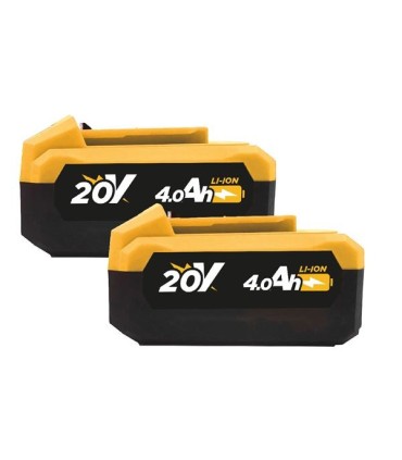 Blim Pack Radial a Bateria 20V 4Ah Velocidad 8500rpm Diametro Disco 115mm + Taladro Percutor 20V 4Ah Par Maximo 68Nm Velocidades