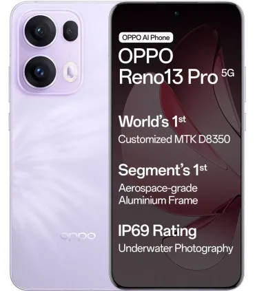OPPO RENO13 PRO 5G /MTK DIMENSITY 8350/512GB/12GB/6,83"/50MP/5.800MAH/80W PURPLE