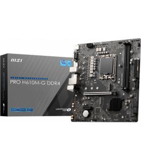 MSI Placa Base PRO H610M-G Intel 1700 2xDDR4 - HDMI, VGA, DP, M.2, USB3.2, MicroATX