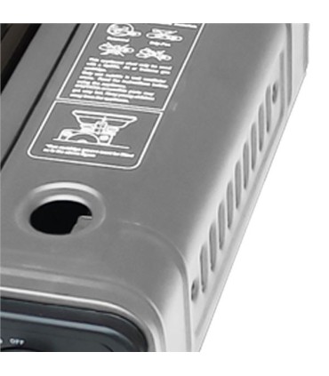 Muvip Cocina de Gas Portatil 1 Fuego - Encendido Automatico - Quemador de Aluminio - Valvula Doble Sellado - Maleta de Transport