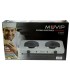 Muvip Cocina Electrica de 2 Placas 2000W - 5 Niveles de Potencia - Termostato con Sistema de Seguridad