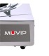 Muvip Serie Strong Cocina de Gas Inox 1 Fuego - Encendido Piezoelectrico - Quemador de Hierro Fundido Desmontable