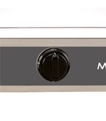 Muvip Parrilla de Acero Inoxidable - Quemador de Hierro Fundido - Quemadores desmontables - Base Antideslizante - Dimensiones..