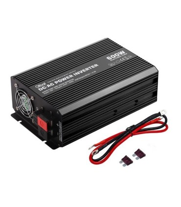 Elbat Convertidor de Corriente Onda Pura 600W - Color Negro