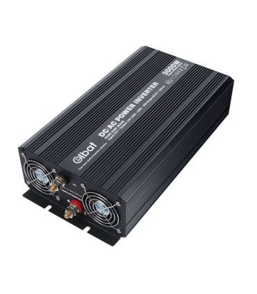 Elbat Convertidor de Corriente Onda Pura 3000W - Color Negro