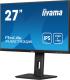 IIYAMA MONITOR IPS QHD, 27", AJUSTABLE, 100 HZ, HDMI